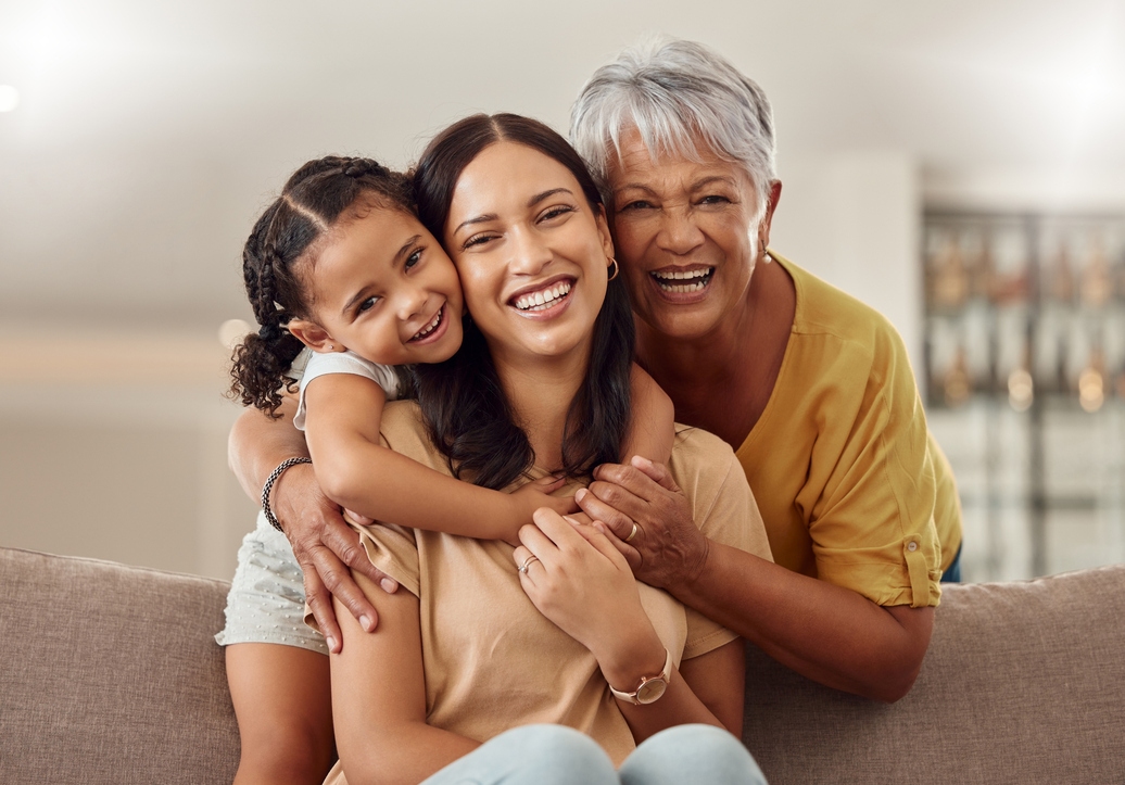 Three generations together